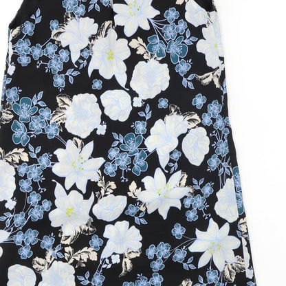 Atmosphere  Womens Black Floral  A-Line  Size 12