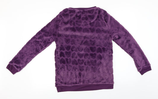 love to lounge   Womens Purple   Pullover Jumper Size S