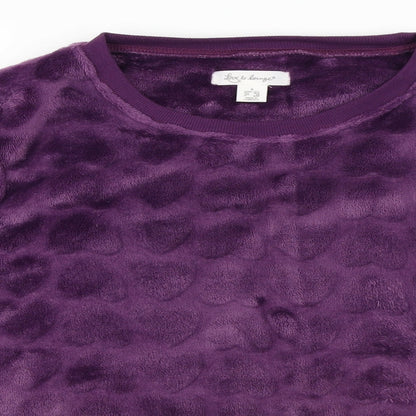 love to lounge   Womens Purple   Pullover Jumper Size S