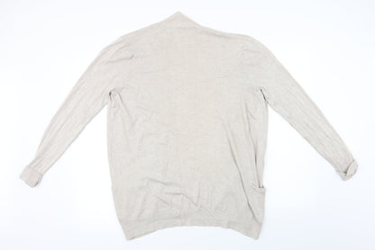 Peacocks  Womens Beige   Cardigan Jumper Size 14