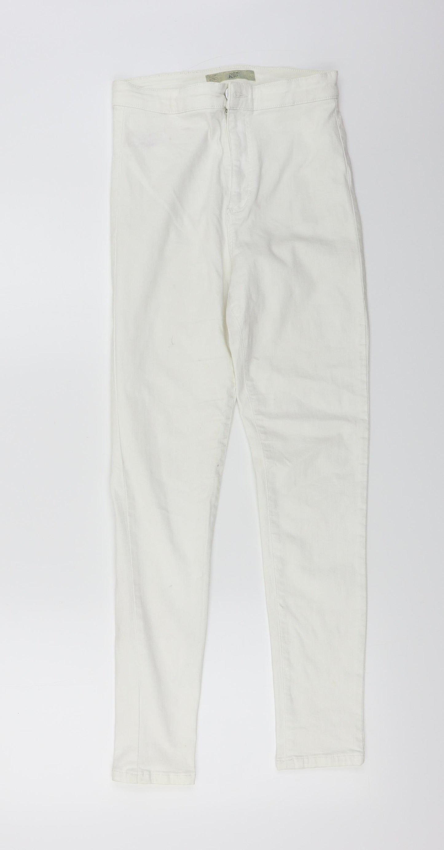 Topshop  Womens White   Skinny Jeans Size 28 in L24 in