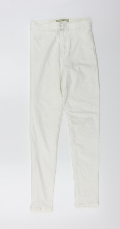 Topshop  Womens White   Skinny Jeans Size 28 in L24 in