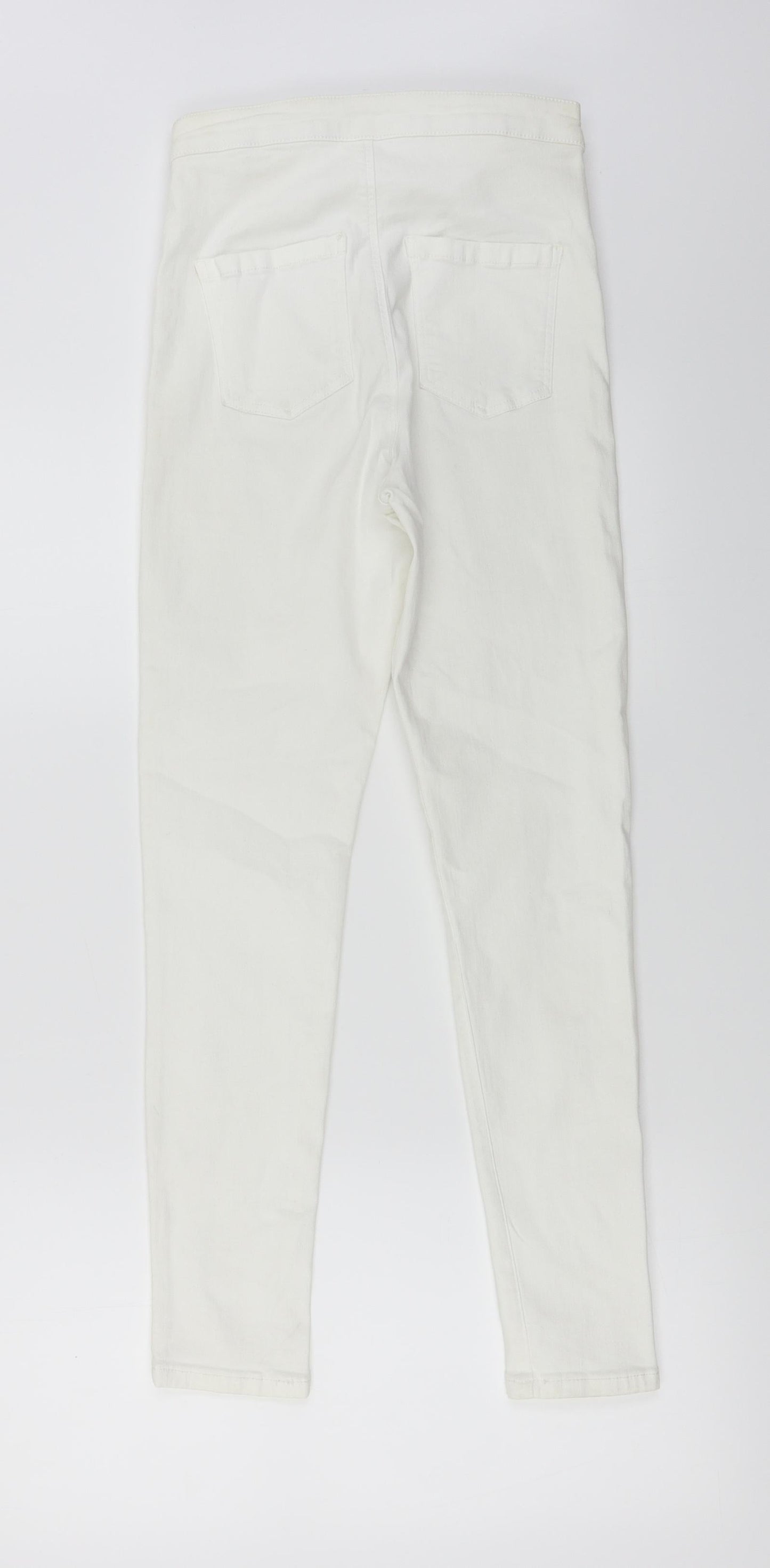 Topshop  Womens White   Skinny Jeans Size 28 in L24 in