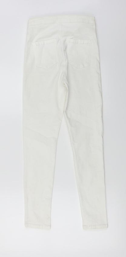 Topshop  Womens White   Skinny Jeans Size 28 in L24 in