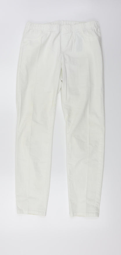 C&A Womens White   Trousers  Size 30 in L27 in