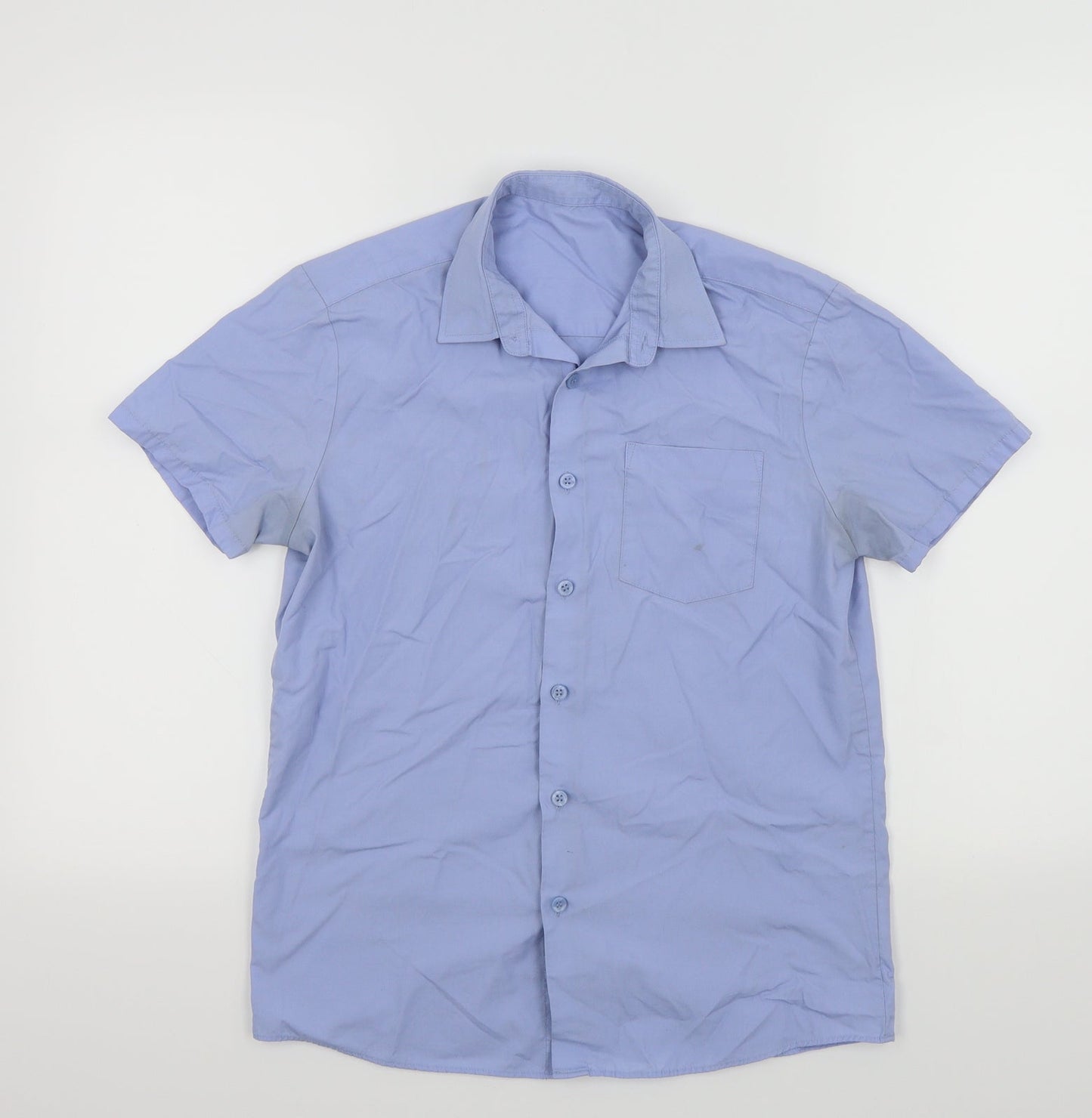 George Boys Blue   Basic Button-Up Size 12 Years