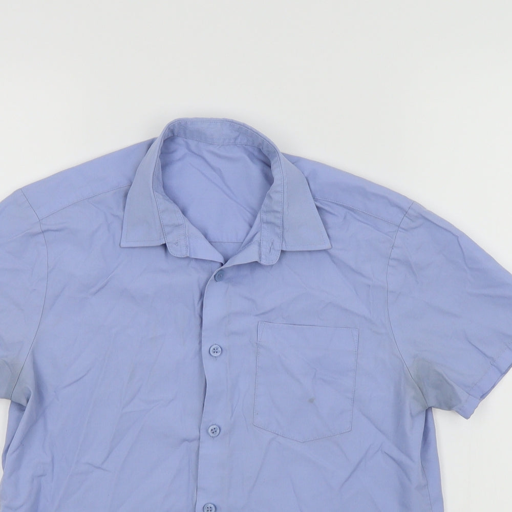 George Boys Blue   Basic Button-Up Size 12 Years