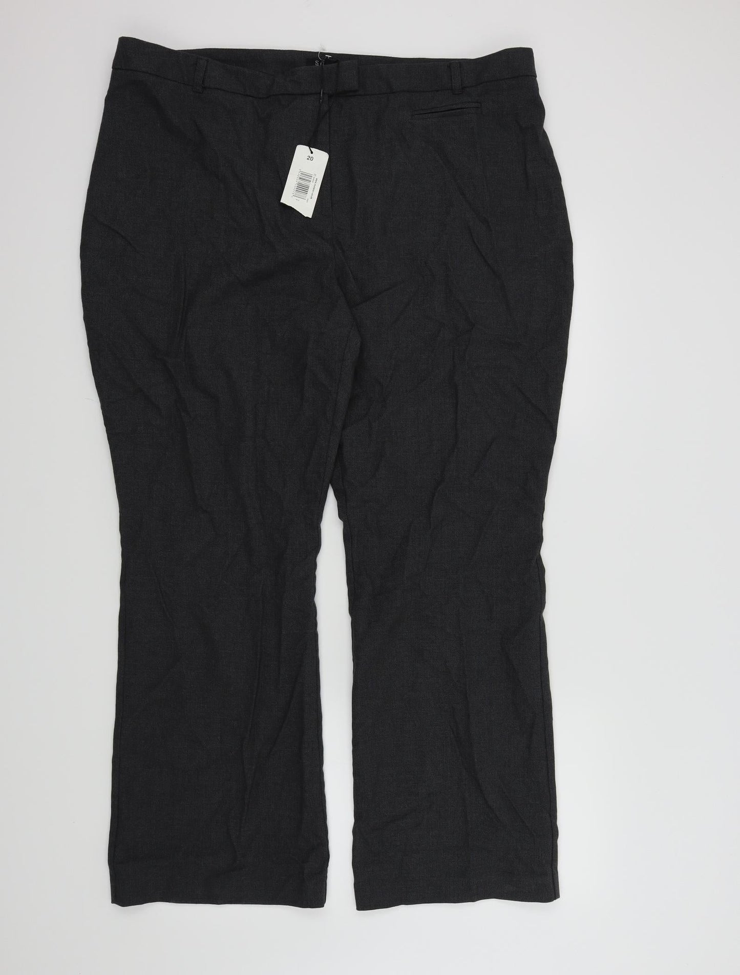 Womens UK Size 20 in Soon Regular Fit  Grey Trousers