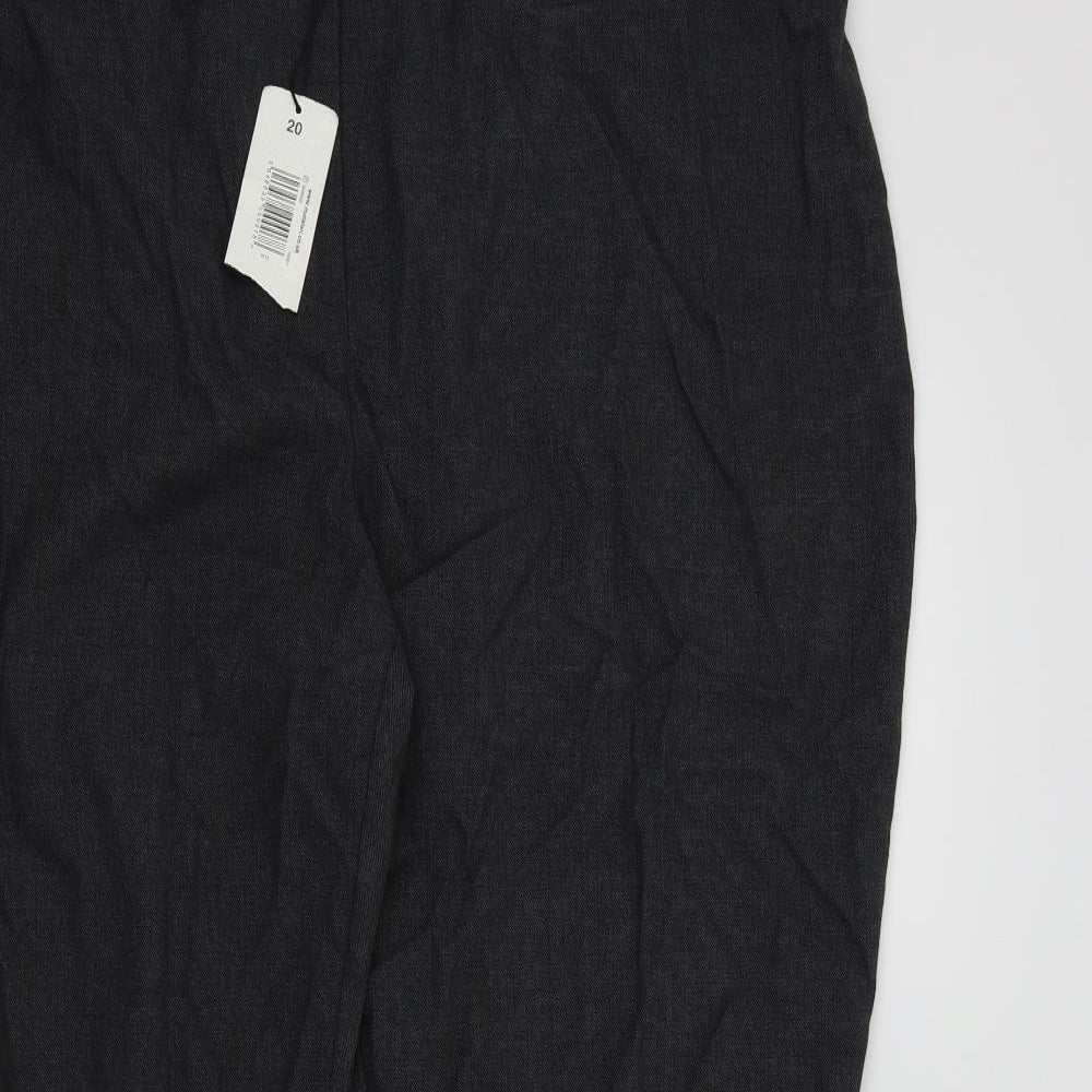 Womens UK Size 20 in Soon Regular Fit  Grey Trousers