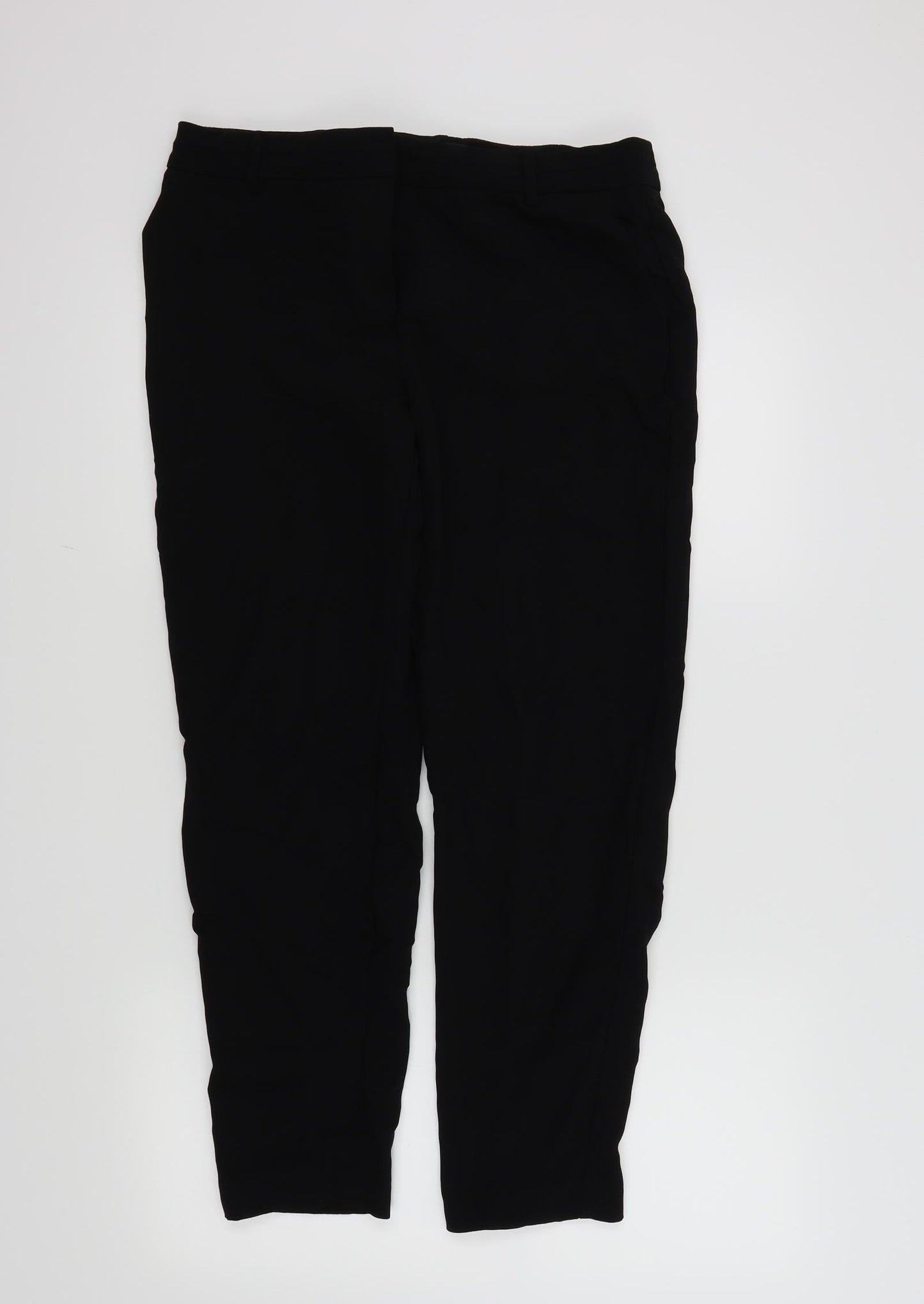 Mango Womens Black   Trousers  Size L L29 in