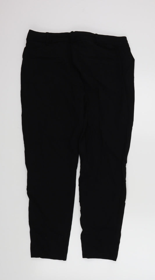 Mango Womens Black   Trousers  Size L L29 in