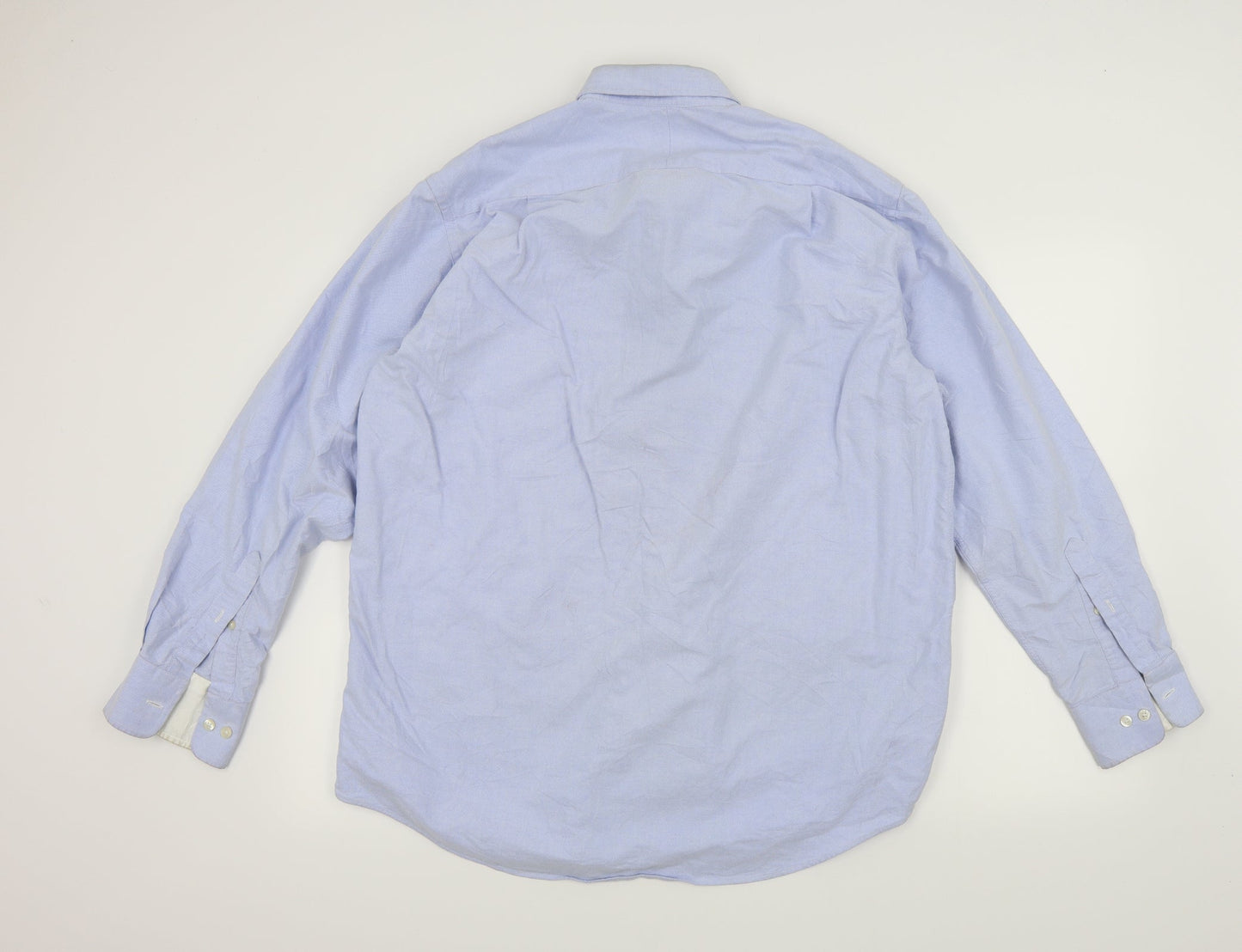 Charles Tyrwhitt Mens Blue    Button-Up Size L