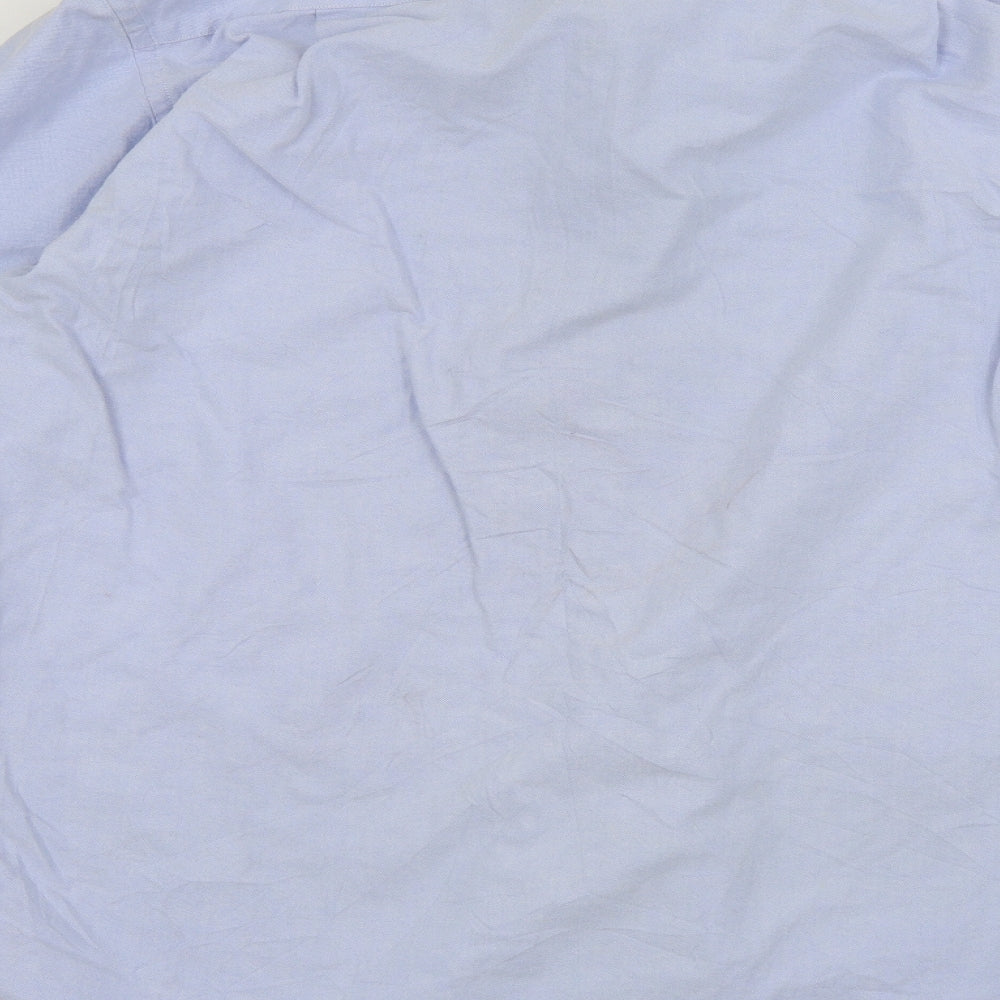 Charles Tyrwhitt Mens Blue    Button-Up Size L