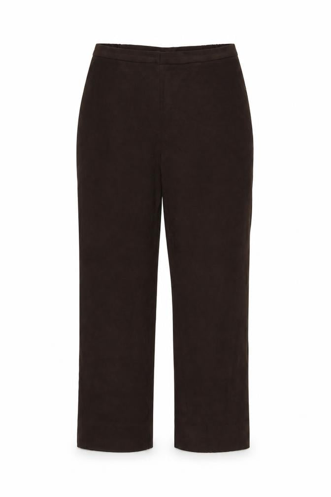Womens UK Size 20 in EWM Regular Fit  Brown Trousers