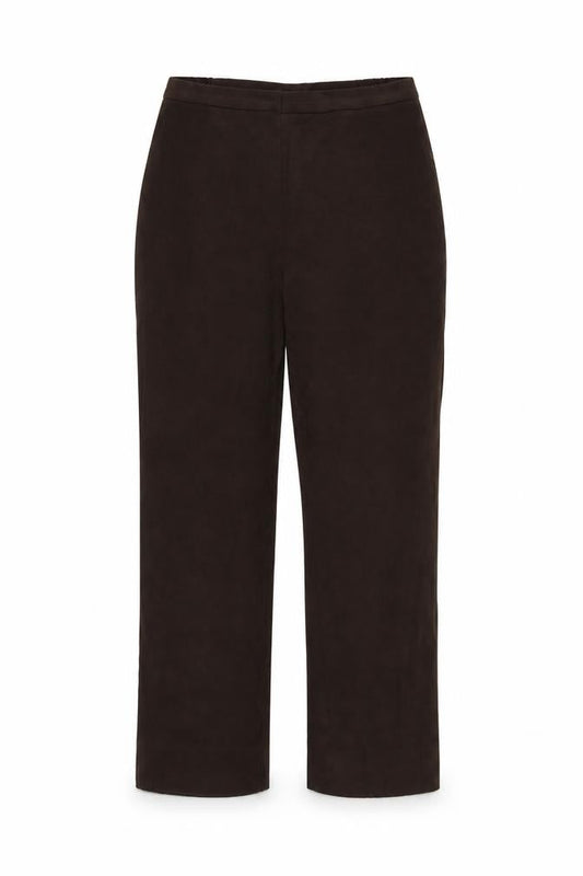 Womens UK Size 20 in EWM Regular Fit  Brown Trousers