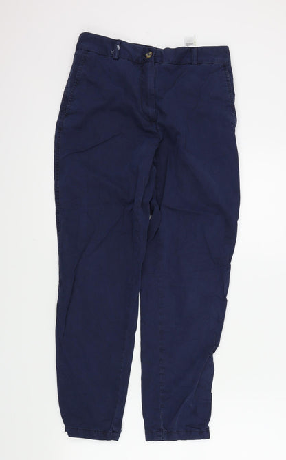 Womens UK Size 8 M&S Regular Fit  Blue Trousers