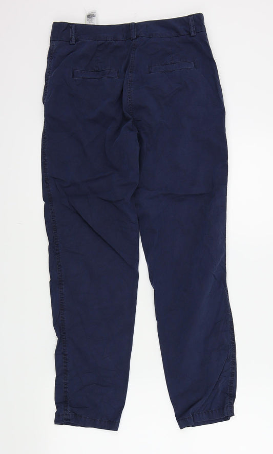 M&S Womens Blue   Trousers  Size 8 L26 in