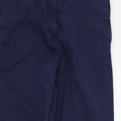 Womens UK Size 8 M&S Regular Fit  Blue Trousers