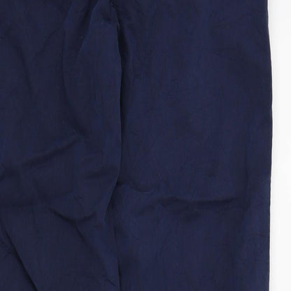 Womens UK Size 8 M&S Regular Fit  Blue Trousers