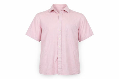 Mens UK Size M jonelle Pink  Button-Up Short Sleeve Casual Shirt