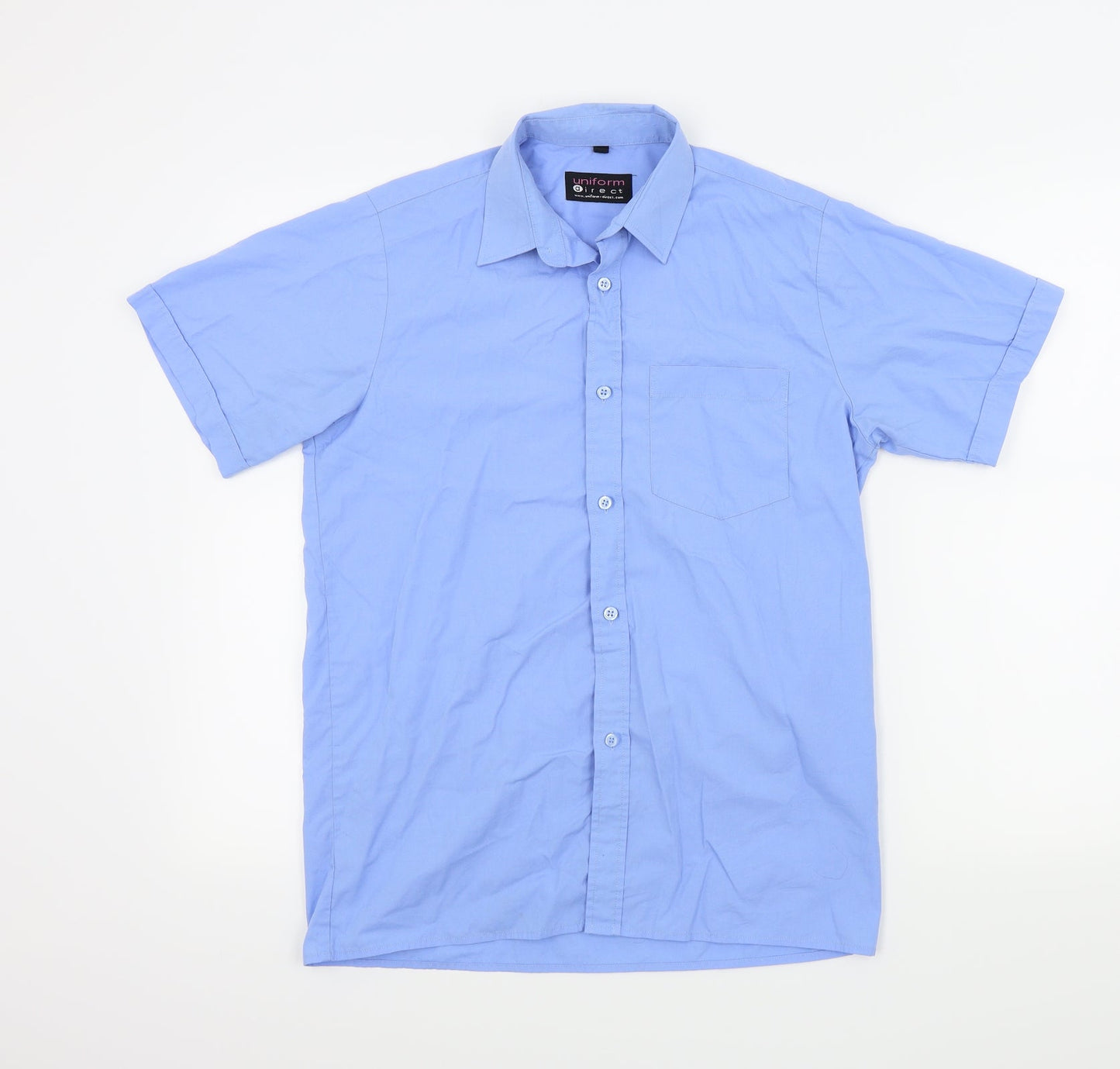 uniform Direct Boys Blue   Basic Button-Up Size 12-13 Years