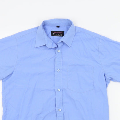 uniform Direct Boys Blue   Basic Button-Up Size 12-13 Years