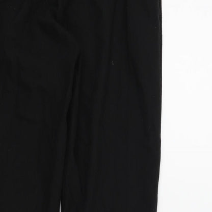 Womens UK Size 8 Missguided Regular Fit  Black Trousers