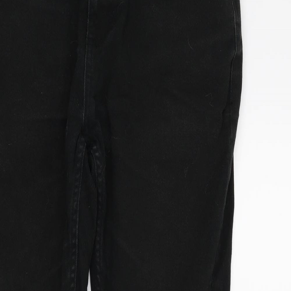 Denim & Co. Womens Black   Straight Jeans Size 32 L27 in