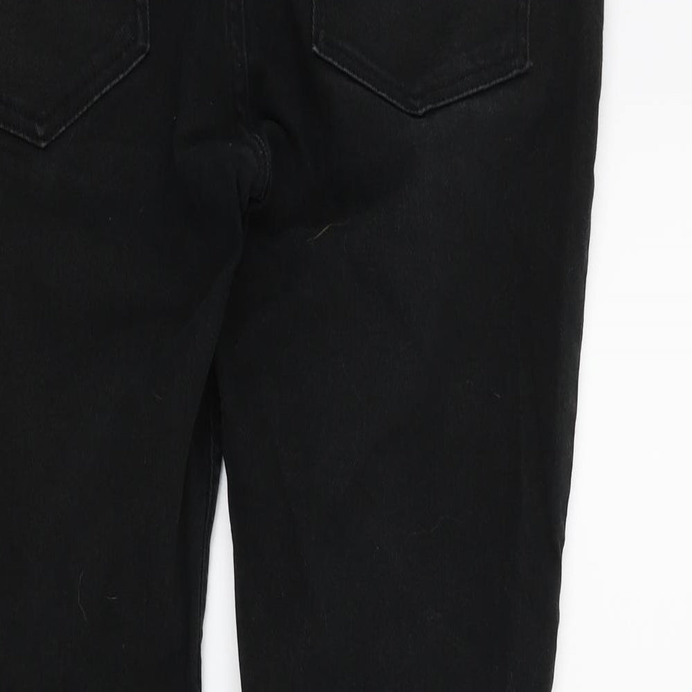 Denim & Co. Womens Black   Straight Jeans Size 32 L27 in