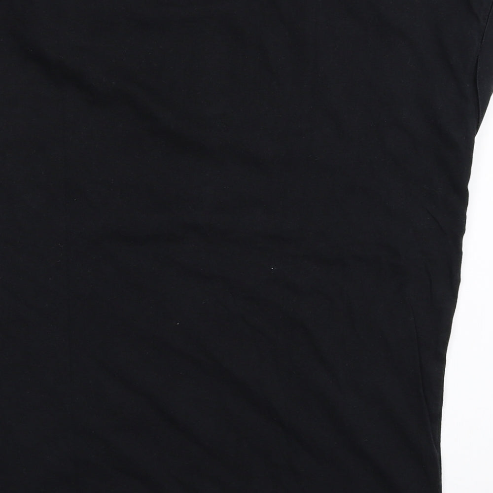 MAX Girls Black   Basic T-Shirt Size 11-12 Years  - mermaid