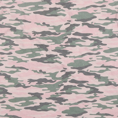 Primark Girls Pink Camouflage  Basic T-Shirt Size 12-13 Years