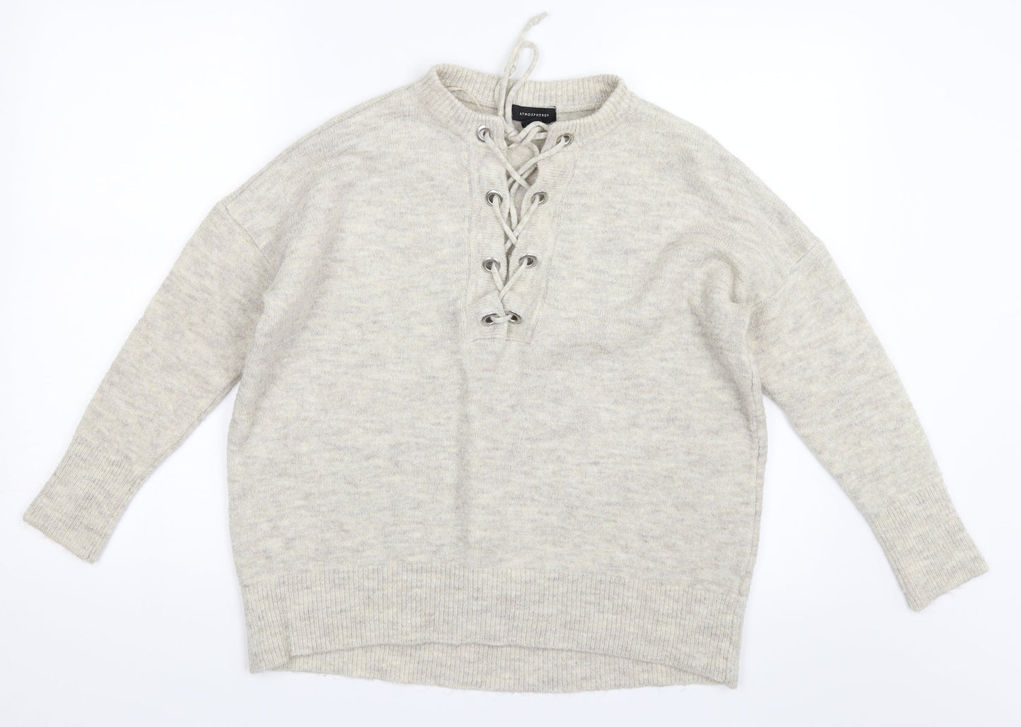 Atmosphere Womens Beige   Pullover Jumper Size S