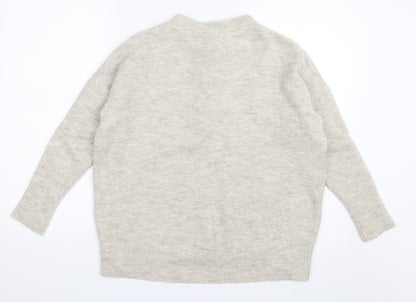 Atmosphere Womens Beige   Pullover Jumper Size S