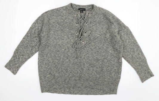 Atmosphere Womens Grey   Pullover Jumper Size M
