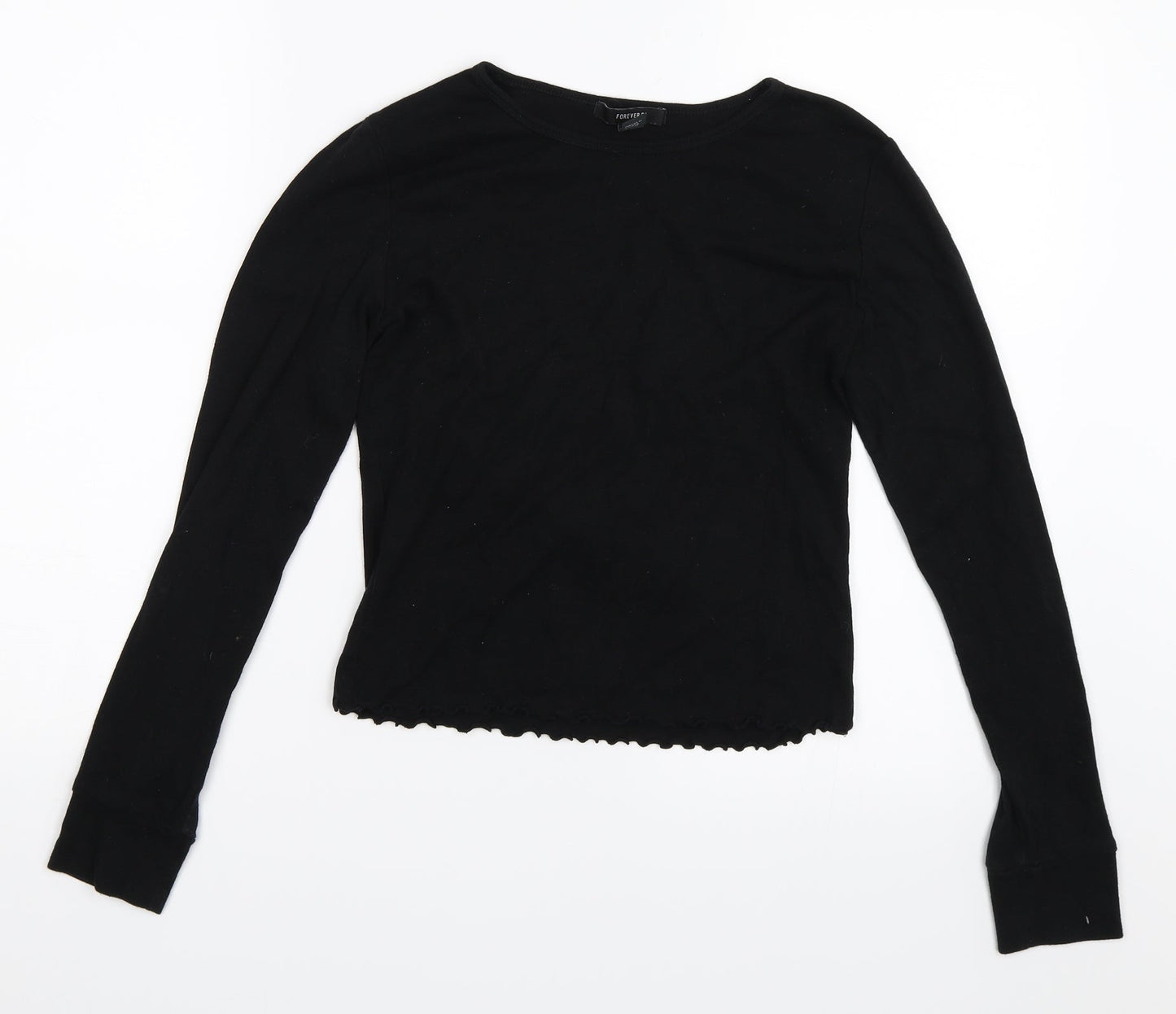 FOREVER 21 Womens Black   Basic T-Shirt Size L