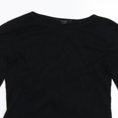 FOREVER 21 Womens Black   Basic T-Shirt Size L