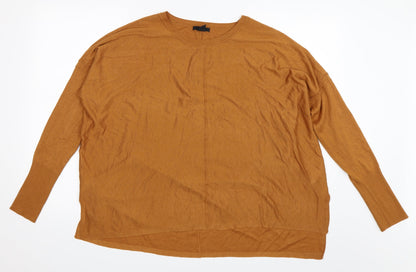 H&M Womens Orange   Pullover Jumper Size M