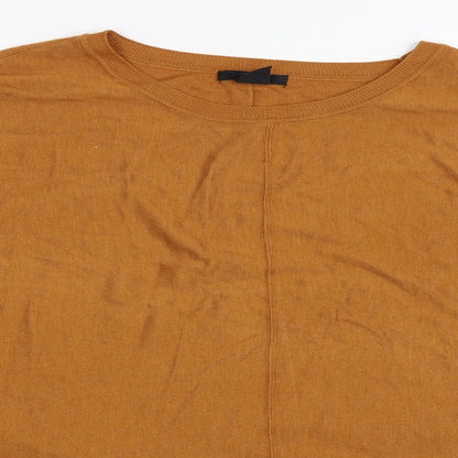 H&M Womens Orange   Pullover Jumper Size M