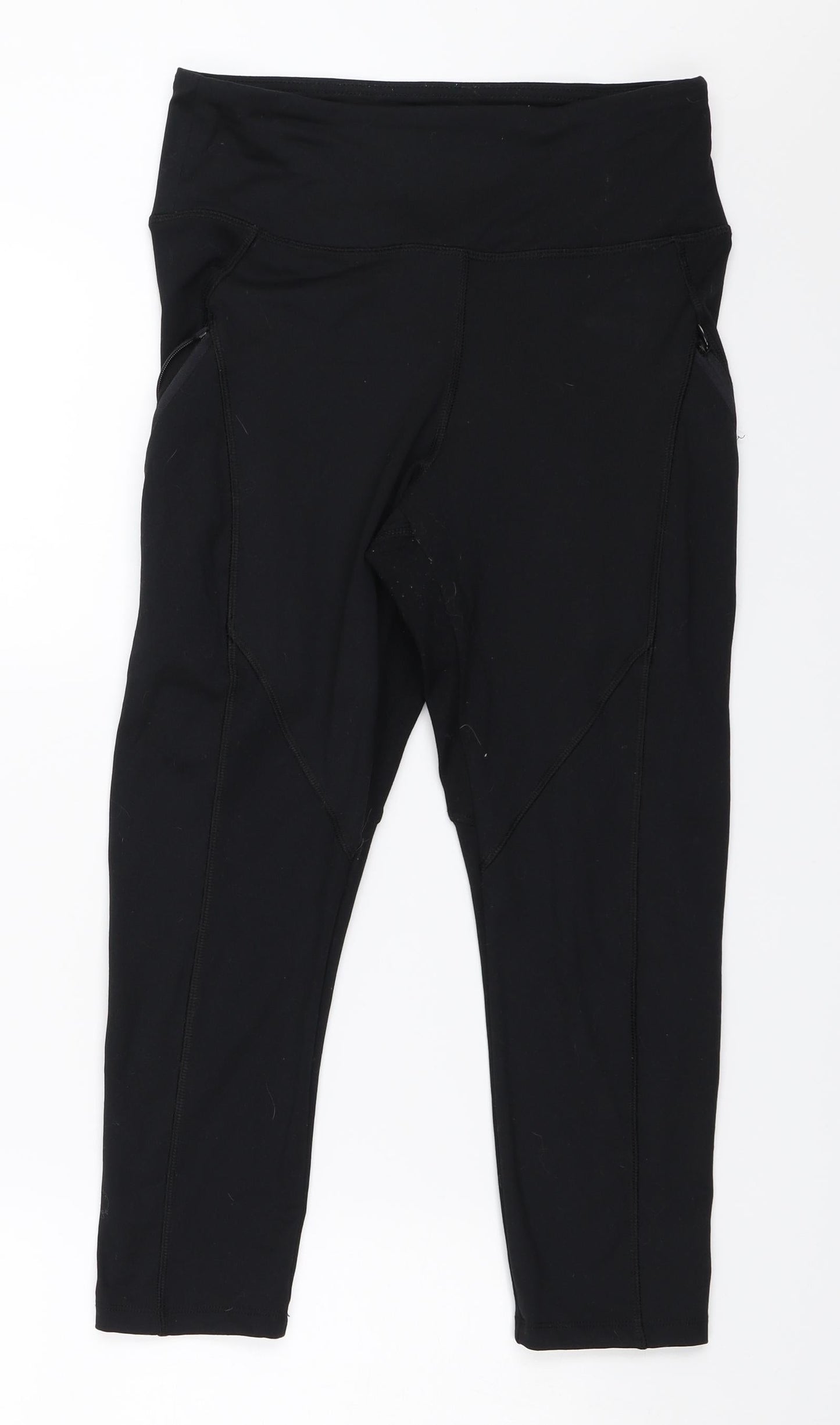 FOREVER 21 Womens Black   Cropped Leggings Size S L21 in