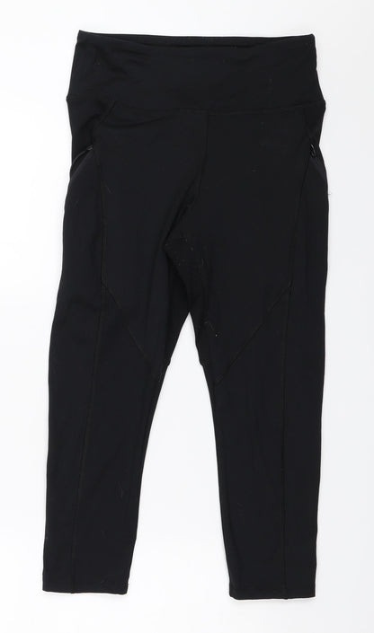 FOREVER 21 Womens Black   Cropped Leggings Size S L21 in