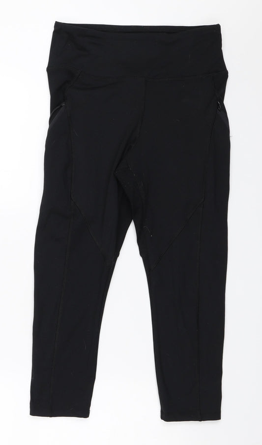 FOREVER 21 Womens Black   Cropped Leggings Size S L21 in