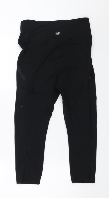 FOREVER 21 Womens Black   Cropped Leggings Size S L21 in