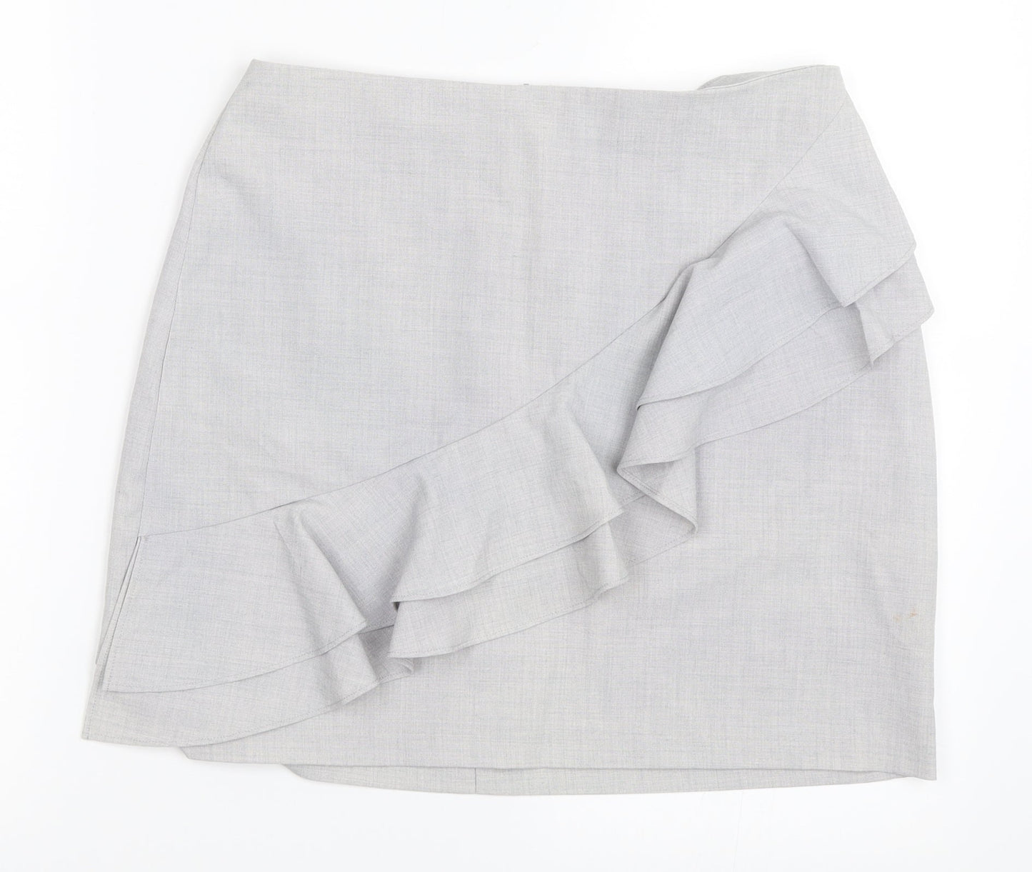 New Look Womens Grey   Mini Skirt Size 10