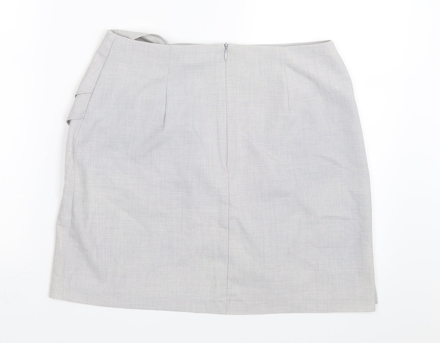 New Look Womens Grey   Mini Skirt Size 10