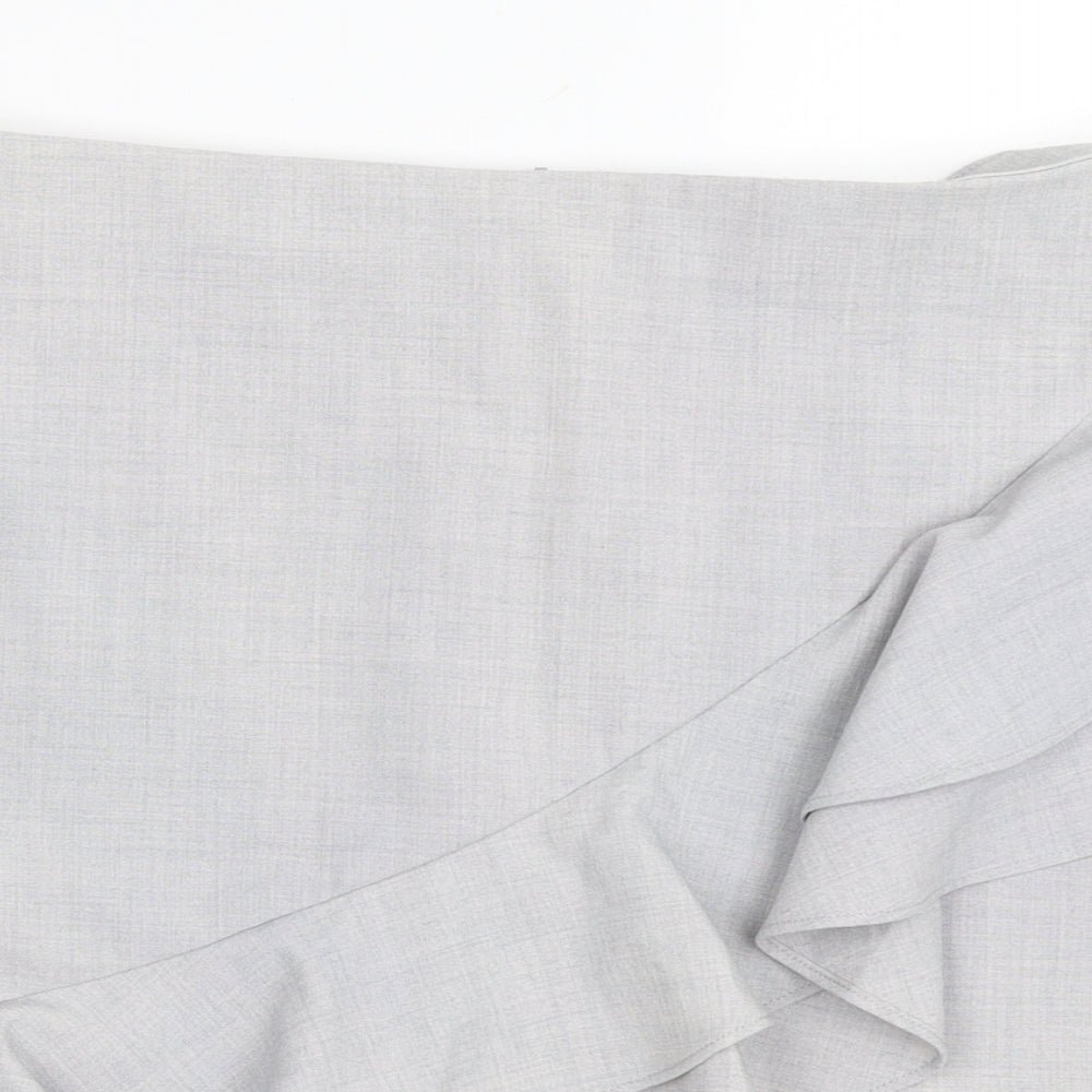 New Look Womens Grey   Mini Skirt Size 10