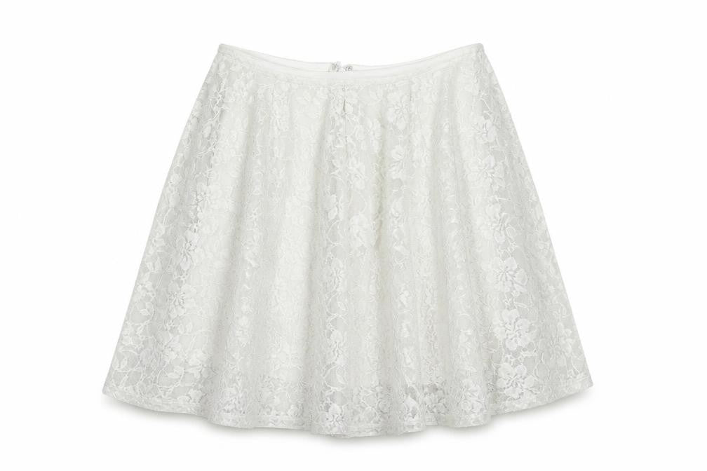 Womens UK Size 10 Miss Selfridge Skater Lace Skirt