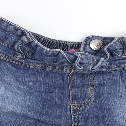 Young Dimension Girls Blue  Denim Cropped Jeans Size 12-18 Months