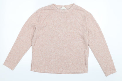 Additional front view of H&M women’s pink jumper, size XS