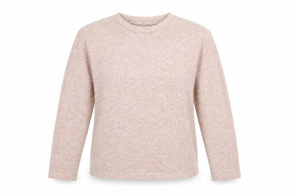 Front view of H&M women’s pink jumper, size XS
