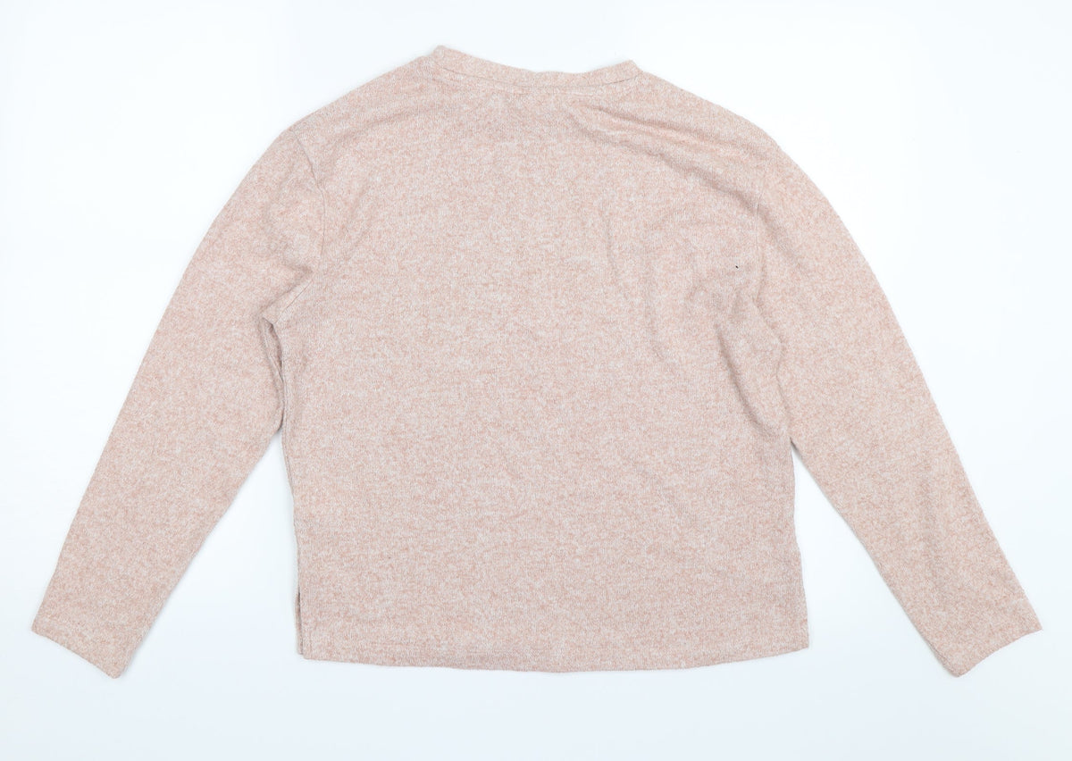 Back view of H&M women’s pink jumper, size XS
